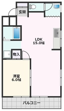 ミタカハイツの物件間取画像